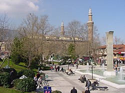 The Grand Mosque and Orhan Gazi Square in Bursa