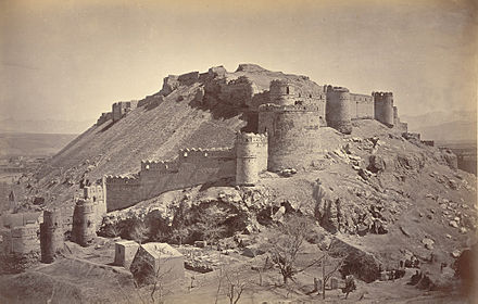 Kabul, cytadela Bala Hissar (1879)