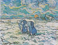 Van Gogh - Zwei grabende Bauerinnen auf schneebedecktem Feld.jpeg