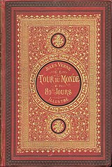 Le Tour du monde en quatre-vingts jours, Einband der französischen Originalausgabe von 1873