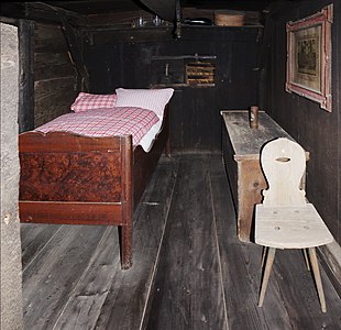 Farmhands' room Vogtsbauernhof Gutach