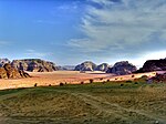 Vy från Wadi Rum