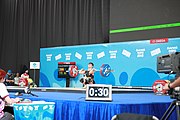 Deutsch: Gewichtheben bei den Olympischen Jugendspielen 2018; Tag 1, 7. Oktober 2018; Jungen 56 kg English: Weightlifting at the 2018 Summer Youth Olympics at 7 October 2018 – Boys' 56 kg