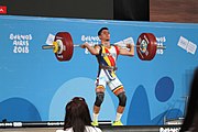 Deutsch: Gewichtheben bei den Olympischen Jugendspielen 2018; Tag 2, 10. Oktober 2018; Jungen 62 kg English: Weightlifting at the 2018 Summer Youth Olympics at 8 October 2018 – Boys' 62 kg