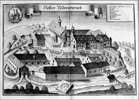 Wening 1701 Kloster Niederviehbach