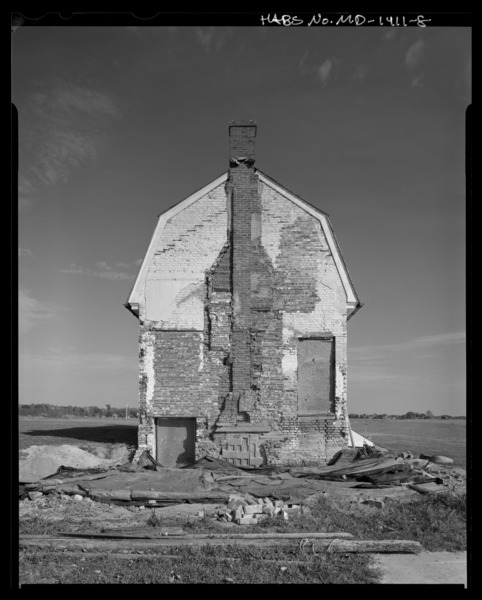 File:West gable end elevation. - Providence, 740 Little Kidwell Avenue, Centreville, Queen Anne's County, MD HABS MD-1411-8.tif