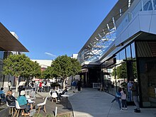 Outdoor restaurant plaza. Westfield Valley Fair, San Jose, Silicon Valley 1605.jpg