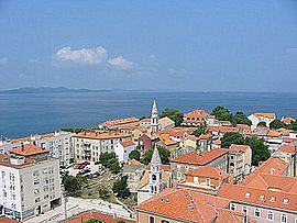Zadarin kaupunkinäkymä
