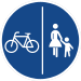 Zeichen 241-30 - getrennter Rad- und Fußweg, StVO 1992