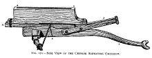 A non-recurve repeating crossbow. Ones used for war would be recurved Zhugenu-payne.jpg