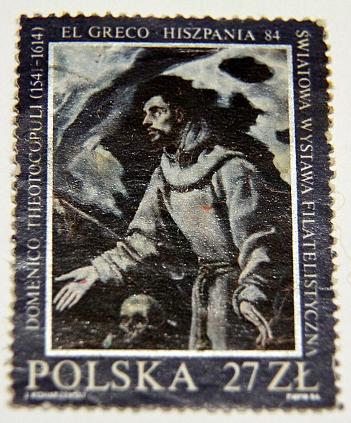 File:Znaczek pocztowy "Ekstaza św. Franciszka".jpg