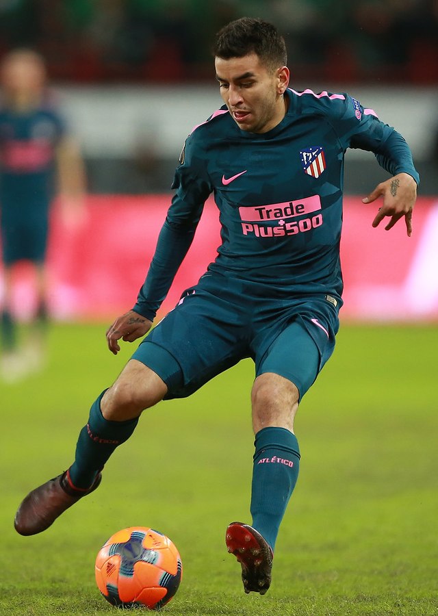 Jugador argentino del atlético de madrid