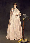 Woman with Parrot, Metropolitan Museum of Art, 1866