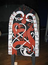 A runestone from the church of Resmo on Oland has been repainted. It is presently at the Swedish Museum of National Antiquities in Stockholm. Ol Fv1911;274B, Resmo.jpg