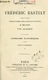 Œuvres complètes de Frédéric Bastiat, Guillaumin, 4.djvu