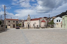 The centre of the village