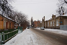 Улица Архитектора Кобелева в Железнодорожной колонии