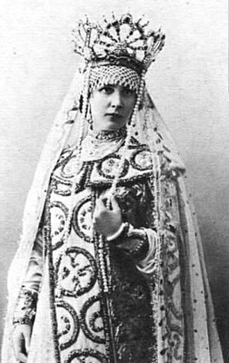 Елена Цветкова в роли Милитрисы (1900 год)