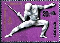 Pochtovaya marka SSSR № 4750. 1977 yil. XXII letnie Olimpiyskie igry.jpg