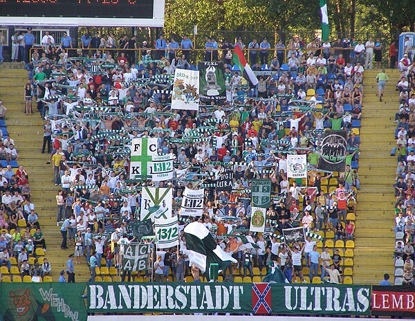 The Banderstadt Ultras group in 2008