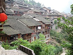 Maisons du vieux bourg de Gongtan (龚滩古镇)