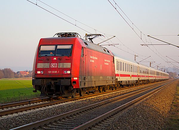 DB Intercity train near Minden in 2012