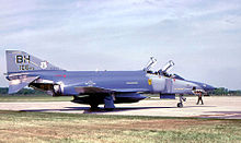 106th Reconnaissance Squadron McDonnell RF-4C-24-MC Phantom 65-0833 in late-1980s camouflage motif. Aircraft retired in 1993, now on static display at Jasper, AL VFW post. 106th Reconnaissance Squadron McDonnell RF-4C-24-MC Phantom 65-0833.jpg