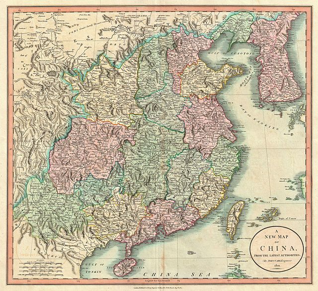 File:1801 Cary Map of China and Korea - Geographicus - China 