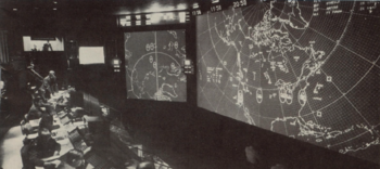 June 3, 1980: NORAD gets false nuclear attack warning 1964 Chidlaw Building war room.png