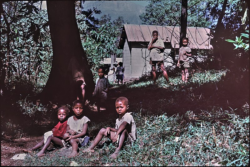 File:1973-12-30 Arusha park - Ingang met kinderen.jpg