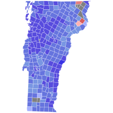 1996 Vermont gubernatorial election results map by municipality.svg