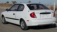 Facelift Hyundai Accent 3-door (US)