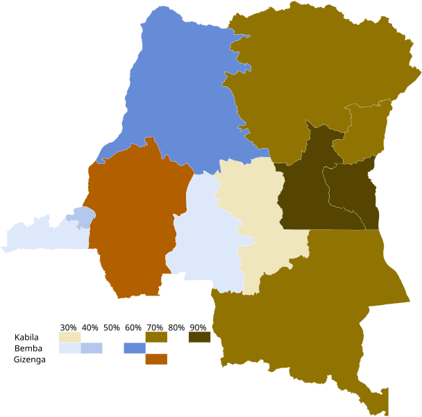 File:2006 Democratic Republic of the Congo presidential election by province (1st round).svg