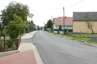 Mochów Village in Opole Voivodeship, Poland