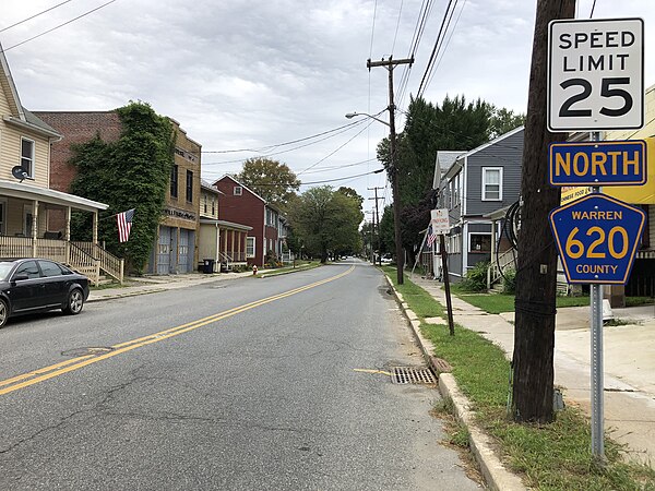 County Route 620 in Belvidere