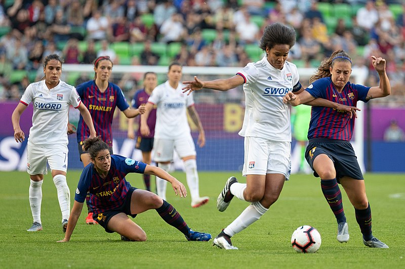 File:2019-05-18 Fußball, Frauen, UEFA Women's Champions League, Olympique Lyonnais - FC Barcelona StP 1142 LR10 by Stepro.jpg