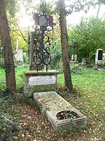 Graf van Gabriel von Max op de Alter Südlicher Friedhof in München