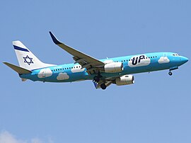 UP 항공의 보잉 737-800