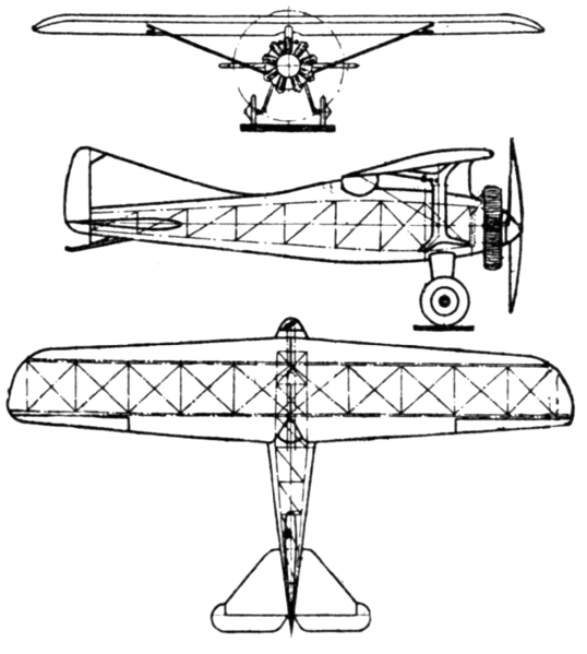 File:AME IX Jupiter motor 3-view Le Document aéronautique May,1927.png