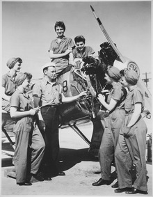 A group of women prepare to take over maintenance responsibilities for aircraft - NARA - 522886.tif