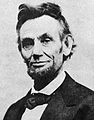 Porträt Abraham Lincolns vom 10. April 1865 vor dessen Tod am 14. April 1865