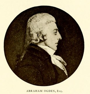 Abraham Ogden American politician (1743-1798)