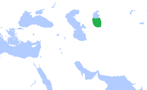 Территория владения Афригидов (зелёный)