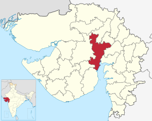 Ahmedabad in Gujarat (India).svg