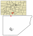 Alamosa County Colorado Incorporated and Unincorporated areas Hooper Highlighted 0837380.svg