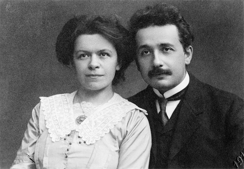 File:Albert Einstein and his wife Mileva Maric.jpg