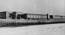 The first Aldine High School in 1948 Aldine High School I.jpg