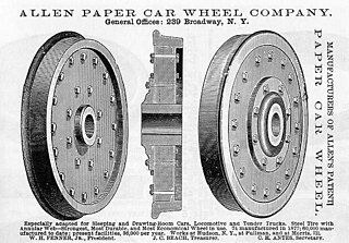 <span class="mw-page-title-main">Paper car wheel</span> Passenger railway carriage wheel