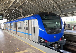 <span class="mw-page-title-main">Chennai Metro</span> Rapid transit system in Chennai, India