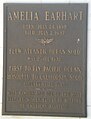 Amelia Earhart Plaque at Portal of the Folded Wings.jpg